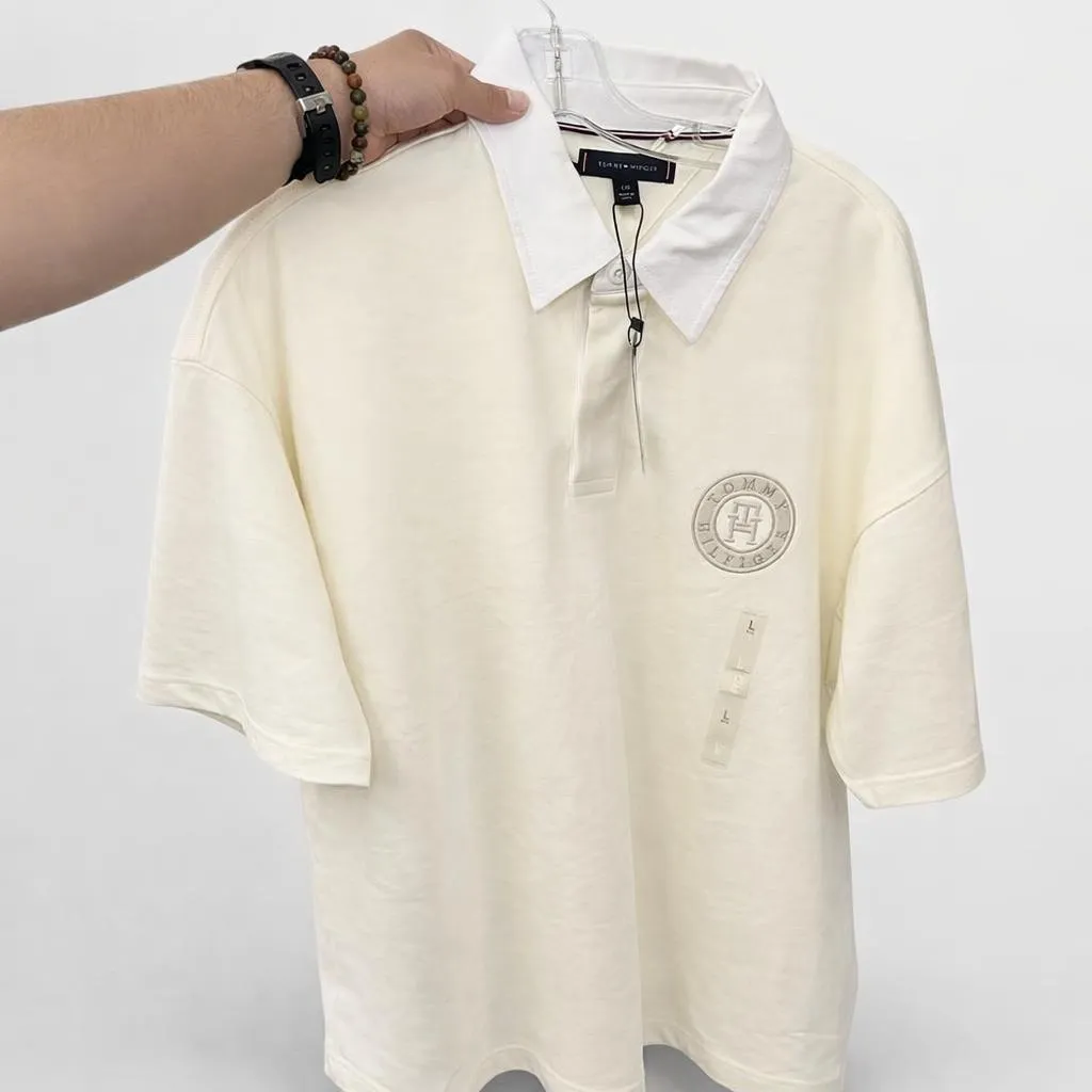 Polo Tommy para hombre (talla L)